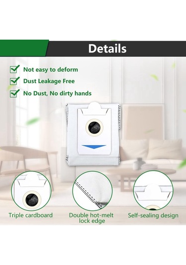 Xiaaokeji Ecovacs Deebot N30 Omnı Parçaları İçin 17 Adet Silindir Yan Fırça Filtresi