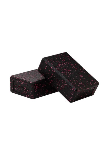 Actifoam Yoga Blok Yoga Köpüğü Yoga Block - Siyah-Pembe Çok Renkli