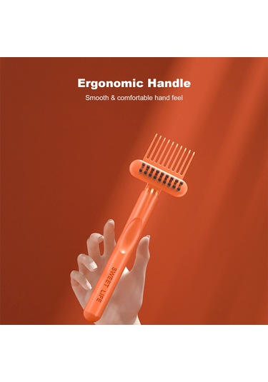 Geeroyoo Yeşil, Turuncu, Gri Renk Seçenekli Plastik Temizleme Fırçası - 170x55mm