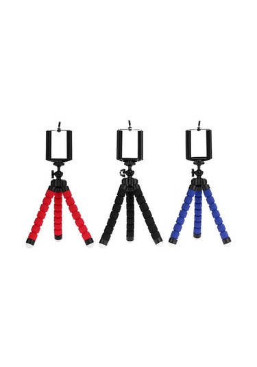 Kilifone - Tripod Tr1 Kısa Tripod Sünger Ayaklı - Kırmızı - T6279