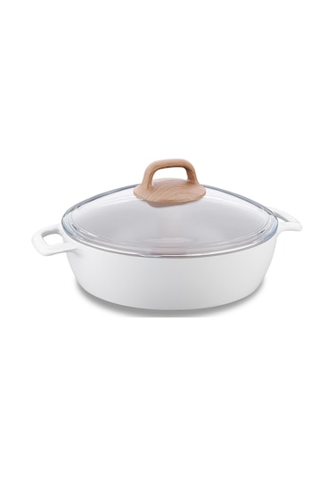 Korkmaz Gusto Seramik Kısa Tencere 24x6,5 Cm A2981