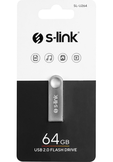 S-link 64 Gb Usb 2.0 Metal Flash Bellek Sl-u264