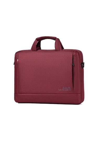 Oumaantu 020 14" Oxford Omuz Askılı Laptop Çantası Wine Kırmızı