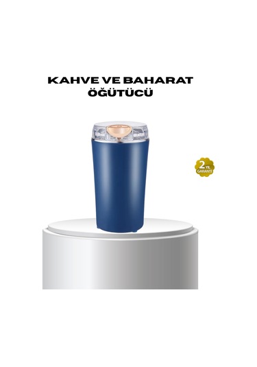 Otomatik Kahve Ve Baharat Öğütücü Paslanmaz Çelik Yedek Bıçaklı Renkli