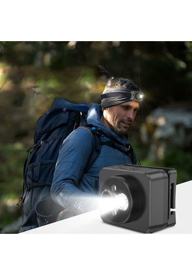 Geeroyoo Dışarıda Kullanım İçin 1080p Hd Kayıt Fonksiyonlu, Ellə Hərəkəti İlə Kontrol Edilebilir, Açıyı Ayarlayabilen Led Işıklı Bisiklet Ve Spor Kamera Şapkası