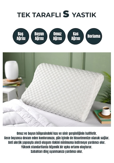 Tago Home Büyük Boy Ortopedik Visco Yastık