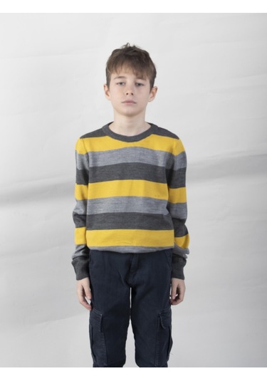 Alexandergardi Çizgili Erkek Çocuk Kazak Cck - 22 - 18937 001