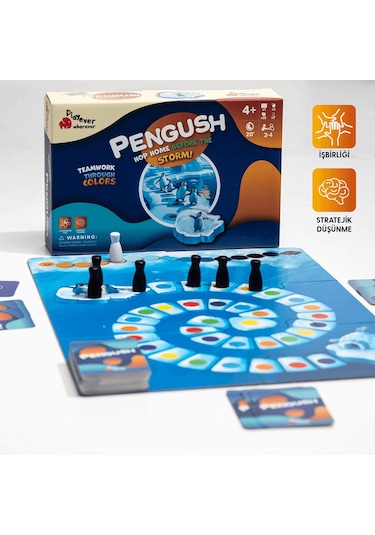Playever Pengush, Stratejik Düşünmeyi Geliştiren Takım Oyunu 4-7 Yaş