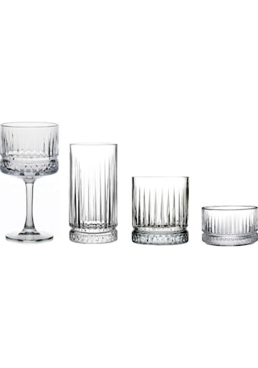 Paşabahçe Elysia 48 Parça Su Bardak - Meşrubat Bardağı Ve Çerezlik Seti Takımı