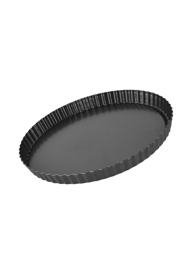 Shineyee 12 İnç Kalın Karbon Çelik Tart Tepsisi Çıkarılabilir Tabanlı Anti Yapışkan Kaplama Pasta, Pizza, Quiche Pişirme İçin Diğer