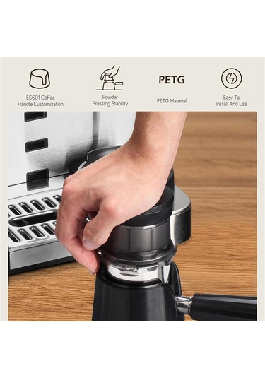 Homyl Es601 Için Kahve Tamper Tabanı Premium Dayanıklılık Siyah