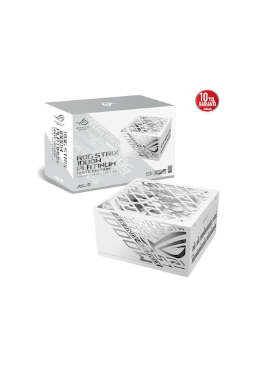 Asus Rog Strix 1000P 1000W 80+ Platinum Tam Modüler ATX 3.1 Güç Kaynağı Beyaz