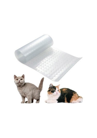 Homyl Kedi Halı Koruyucu Mat Temizle Kediler Çizilmeye 31cmx160cm
