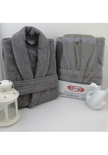 Sertay Havlu %100 Pamuk Bukle Lüks Tek Bornoz S0043