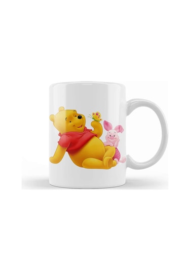 Winnie The Pooh Eeyore 014 Kupa Bardak Porselen Karışık