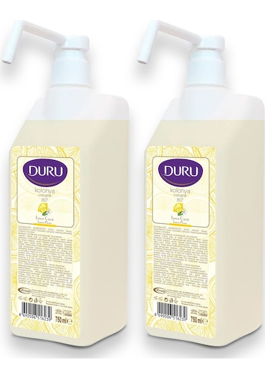 Duru 80 Derece Limon Çiçeği Kolonyası Pompalı 750 ML