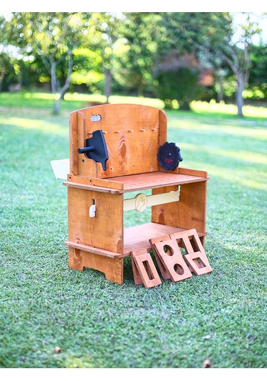 Mandu Ahşap Çocuk Marangoz Tezgâhı Ahşap Rengi