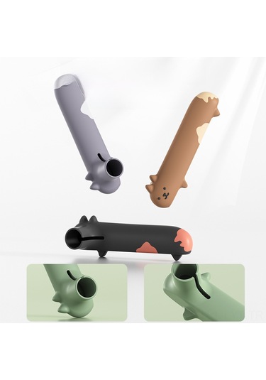 Youtek Gri Sol Açılış Silikon Kapak: Odalar/banyolar İçin Gürültü Azaltıcı, Çarpma Engelleyici, Duvar Koruyucu Kaldırımlı Kilit Koruyucu 15.7 4.7 5 Diğer