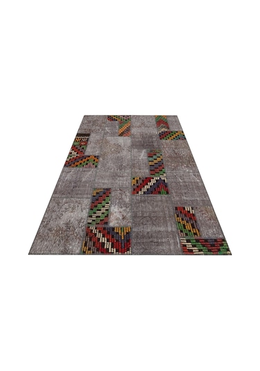 Eşsiz Güzelliğe Sahip Patchwork Halı 160 X 230 Cm 6283