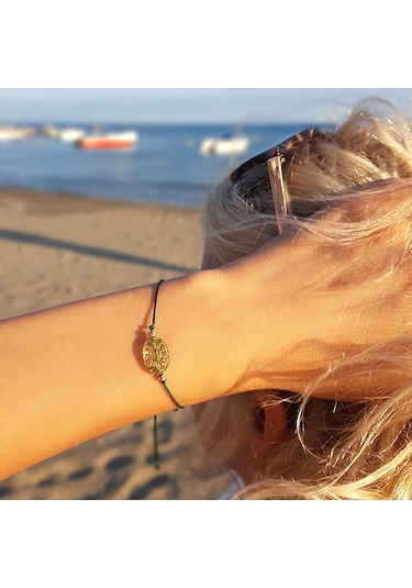 925 Ayar Gümüş Çek Kristali Bileklik