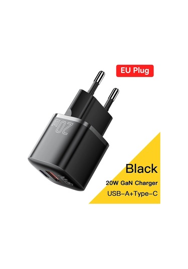 Essager Essager 20w Gan Usb-c Pd Qc3.0 Hızlı Şarj Cihazı İphone Uyumlu 14/13/12/11 Pro Max Mini İpad Ildiğer