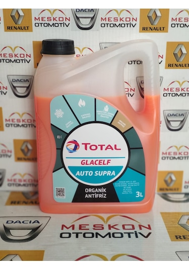 Total Glacelf Auto Supra Antifriz 3 Litre Üretim Ekim2021
