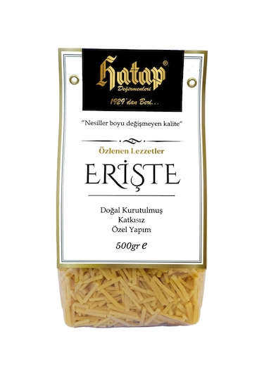 Hatap Katkısız Elde Kesim Erişte 500 G