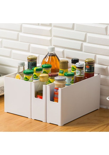 Geeksen "pratik Mutfak Düzenleyici - U Şekilli Geniş Ağızlı Plastik Saklama Kabı" Diğer