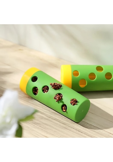 Primepickings Yeşil - 1 Adet Dayanıklı Tavuk Ödül Oyuncağı, Dökülme Önleyici Delikli