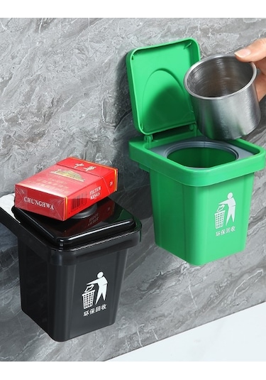 Çöp Kovası Tasarımlı Küllük 5286