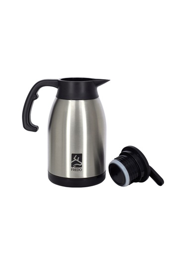 Big Therm 2 Lt Paslanmaz Çelik Inox Çay Termosu, 24 Saat Soğuk, 12 Saat Sıcak Tutma Inox