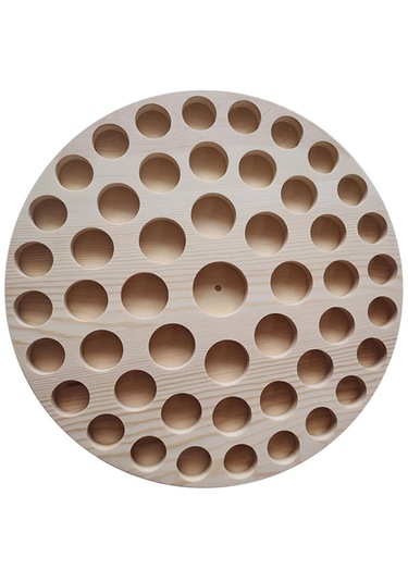 Suntek Uçucu Yağ Ekran Depolama Düzenleyici Raf Ahşap-49-yuva Ahşap 49 Yuva