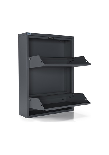 Ceha 2'li Metal Ayakkabılık - Antrasit K.AYK-2 /AB7024