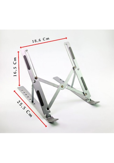 Laptop Standı Katlanır Ayarlanabilir 7 Kademeli Metal