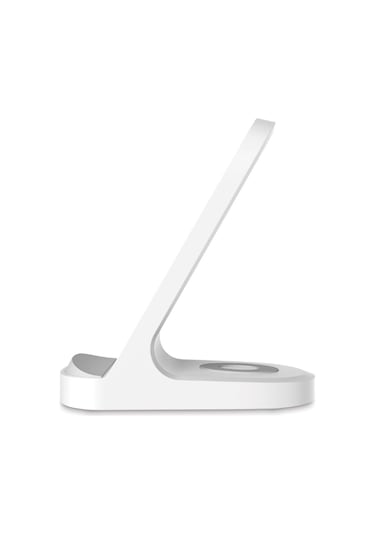 Polosmart 2 İn 1 Masaüstü Kablosuz Şarj Cihazı Beyaz Pbs129 Beyaz