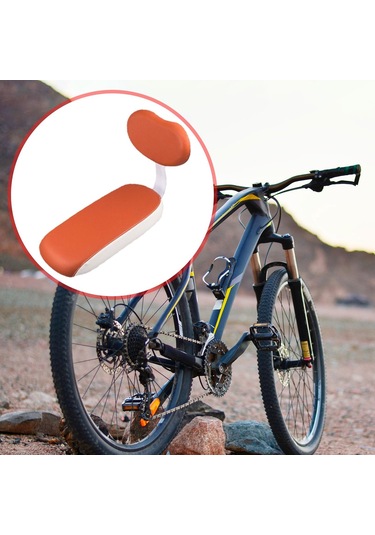 Suntek Bisiklet Arka Koltuk Minderi Sırtlıklı Kahverengi Kahverengi