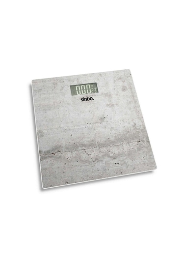 Sinbo SBS-4451 Baskül, Tartı, Dijital Terazi Beyaz Gri