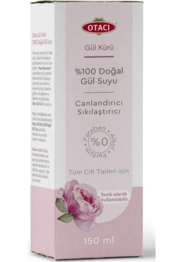 Otacı Gül Kürü Natural Doğal Gül Suyu 150 ML