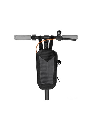 Moveevo Siyah 4l Eva Su Geçirmez Elektrikli Kaykay Çanta, Bisiklet Ön Cep, Hafif Pratik Depolama Çantası Siyah