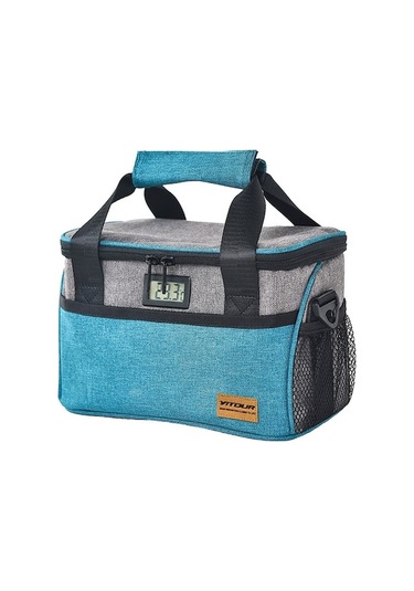 Jzcat- Piknik Yalıtımlı Çanta-15l Soğuk Çanta Sıcaklık Siyah