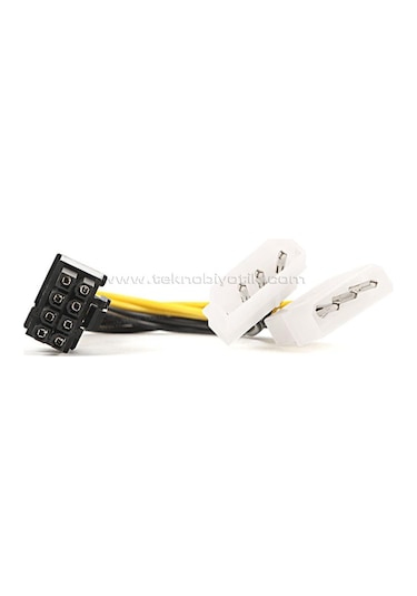 Dark 2 X 4 Pin Molex - 6+2 Pin Pci-E Dönüştürücü Kablo Dk-Cb-P10