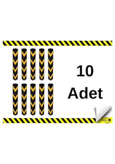 Lorex Kolon Köşe Koruyucu - Otopark Köşe Koruyucu Kauçuk