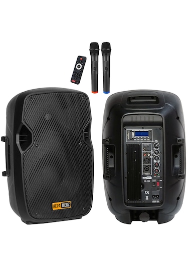Hs-1300a Mikrofonlu Taşınabilir Ses Sistemi Seti 10 İnç 1300w