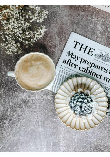 Çay Takımı Fincan Ve Tabak Seti 217014267 Bej