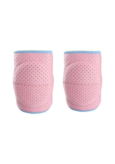 Konesam Erkek Kadın Dans Spor Koruyucu Dizlikleri - Kalın Sprey Yastık - Çarpma Dürtme Koruması - Pembe 2 Adet Pembe