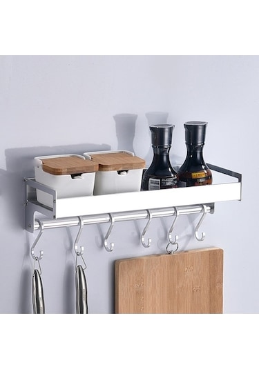 Dancemonkey 40cm Mutfak Çok Fonksiyonlu Baharat Depolama Rafı, Modern Tasarım 1