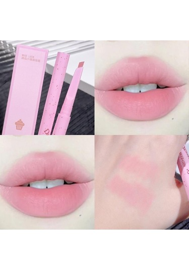 Süt Mat Pürüzsüz 3D Dudak Kalemi 06