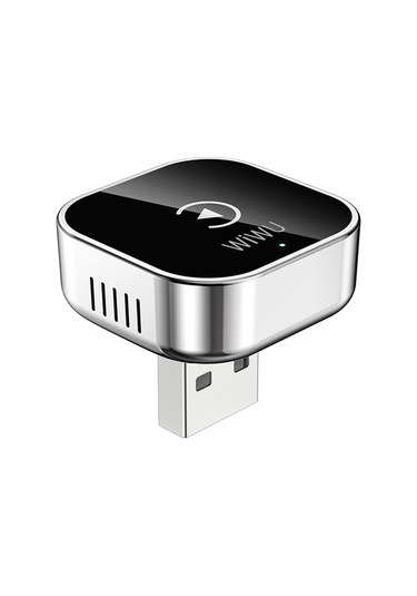 Wiwu Wi-cp003 2in1 Carplay Usb Wireless Transmitter Adaptör Gümüş