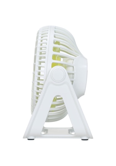 Fortunelane Bej Usb Şarjlı Masaüstü Fanı - Pd-xh-08 Modeli, Sessiz Çalışma, 3.7v 800mah Batarya, 3.5w Güç, Abs Malzeme