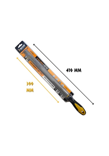 Sgs Saplı Ahşap Törpü Yarım Yuvarlak 12" 300 Mm.